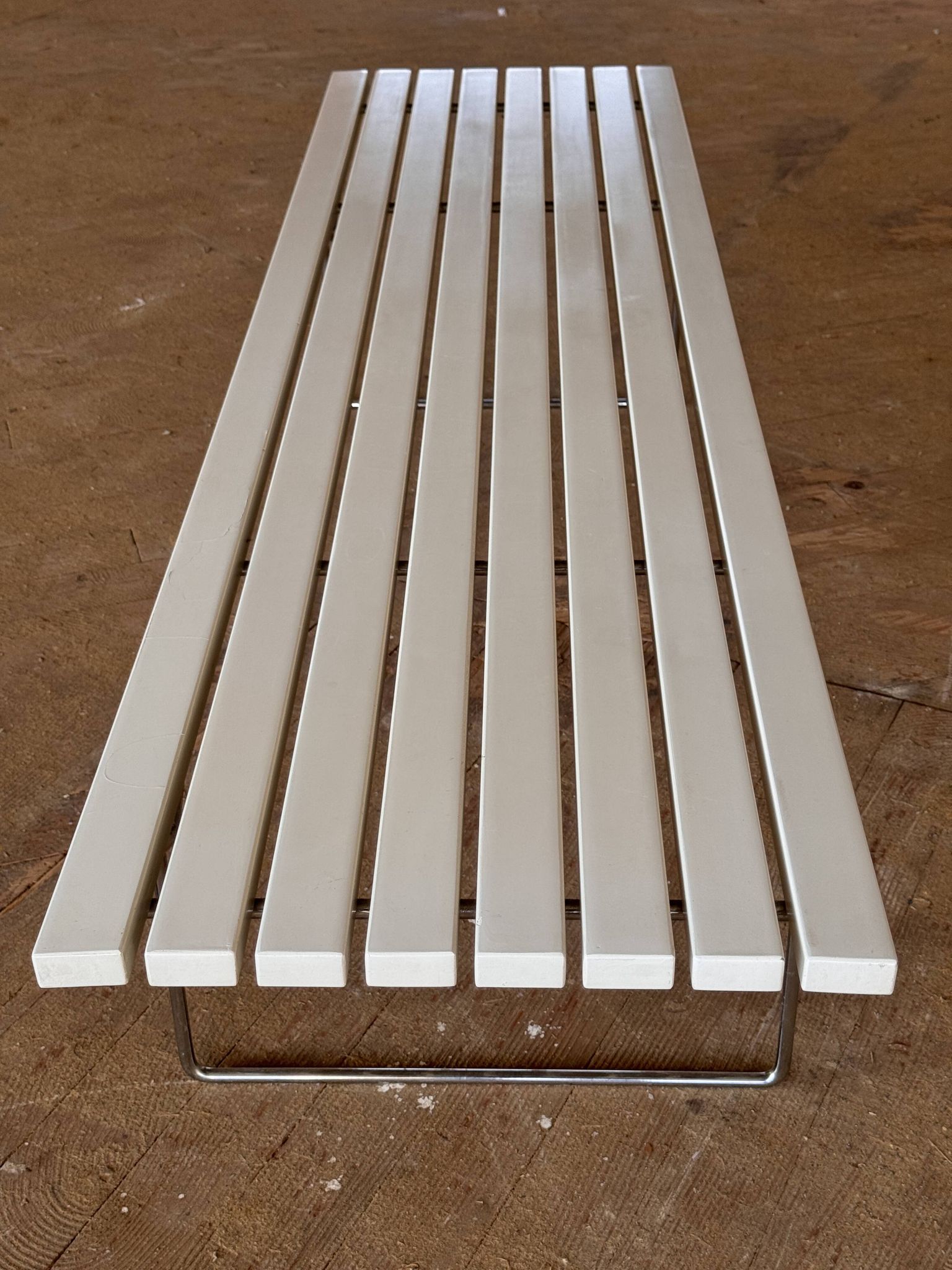 Harry Bertoia designer bench for Knoll International circa 1970