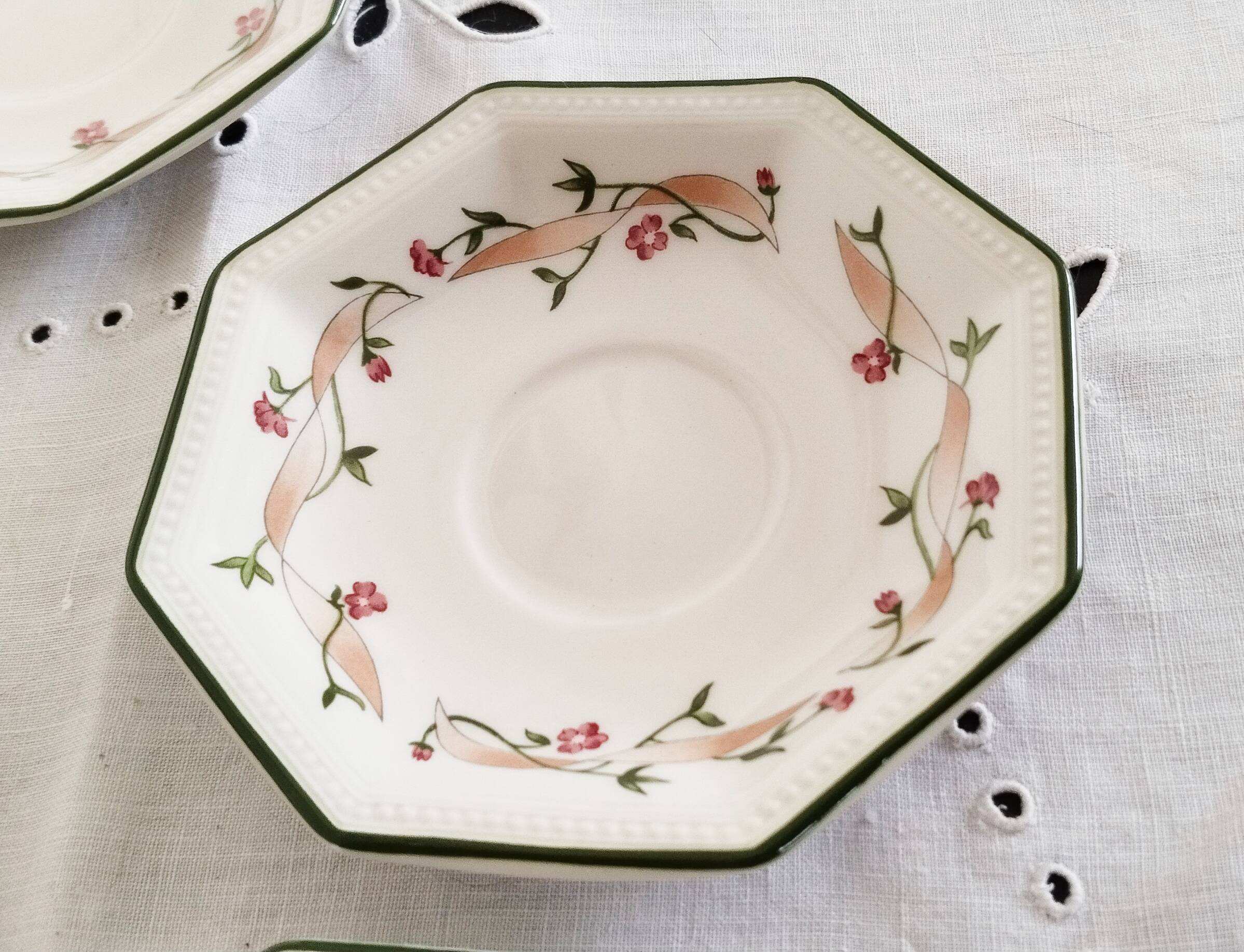 8 "Johnson Brothers" English porcelain saucers or coasters