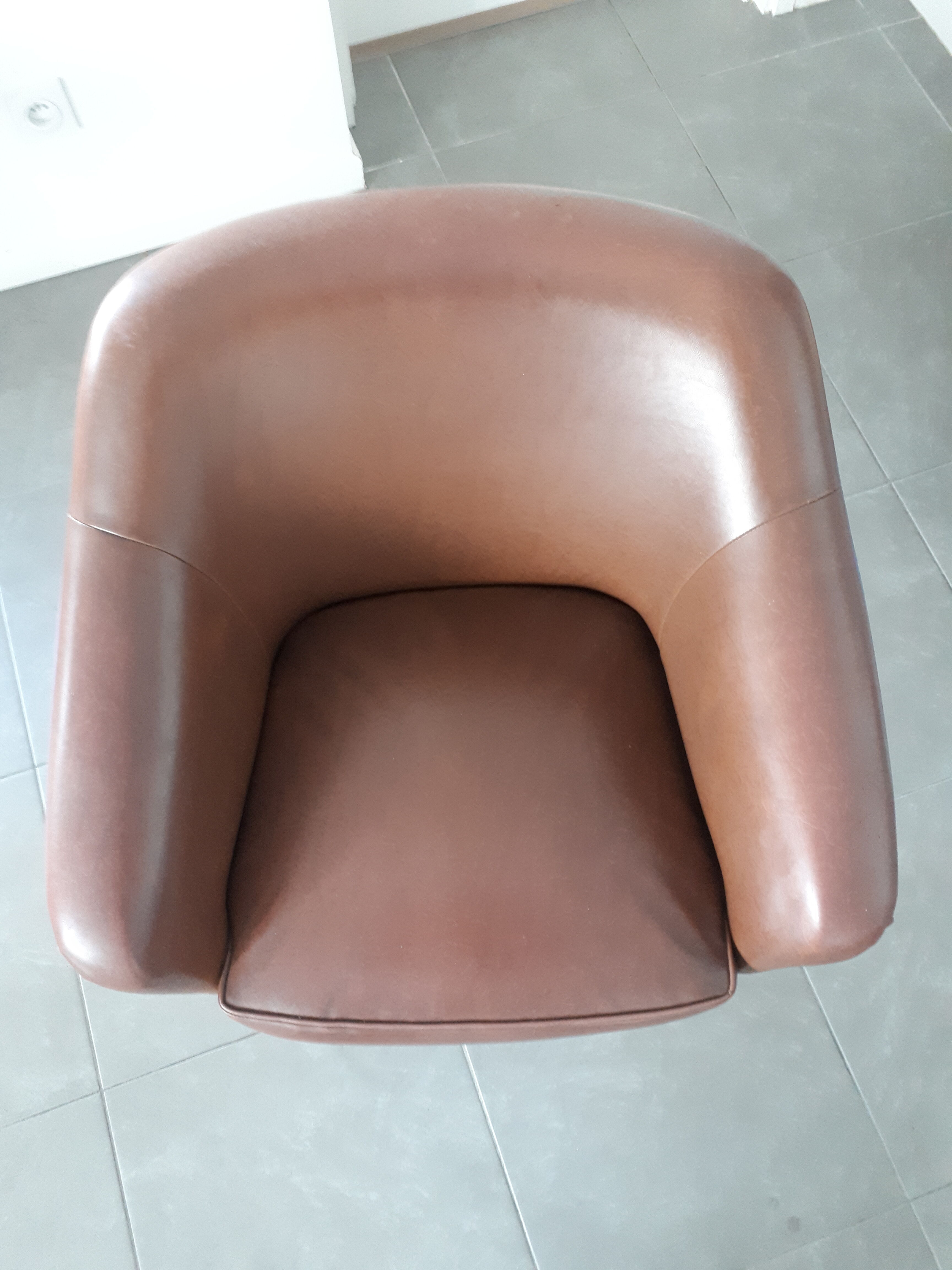 Skaï armchair