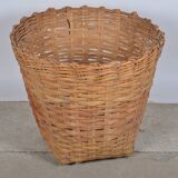 Woven bamboo basket