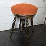 Ancien tabouret de piano réglable