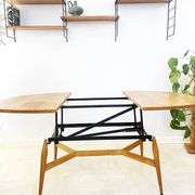 2-in-1 liftable table "smørrebrød", 1960