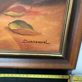 Still life painting signed Dorgendial