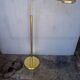 Reading floor lamp in golden brass vintage design 1970