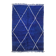 Tapis berbère beni ouarain bleu majorelle à losanges écrus 290x202m