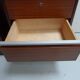 Mid century set of 2 mahogany filing cabinets
