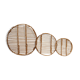 Decoration rattan trays