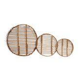 Decoration rattan trays