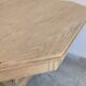 Art Deco oak extendable table – 114 to 228 cm