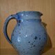 Blue stoneware jug