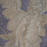 Niccolo dell'abate: angel of victory - lithograph