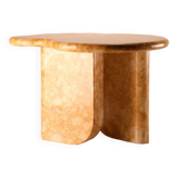 Royal yellow marble side table