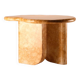Side table en marbre jaune royale