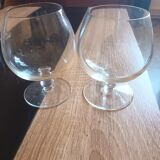 2 verres cognac ou armagnac