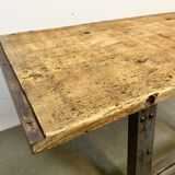 Table basse rivetée industrielle, années 1960