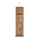 Kakejiku, ancient Japanese landscape in ink on paper – Japan, around 1900.