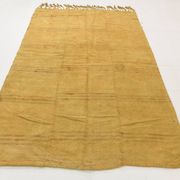 6x9 Mustard Yellow Handwoven Kilim Rug, Area Rug For Home Decor, 168x270 Cm