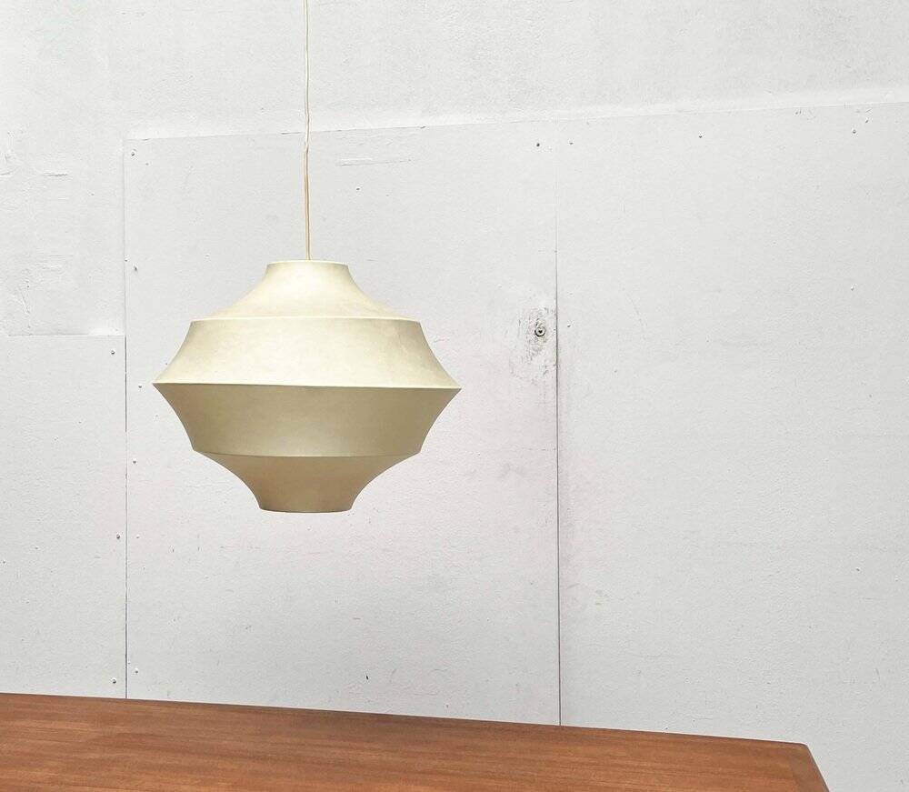 Mid-Century Modern Suspension Cocoon by Friedel Wauer for Goldkant Leuchten, Germany, 1960s