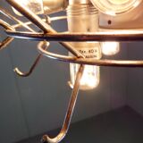 Kalmar candlestick with ice glass discs 1960's