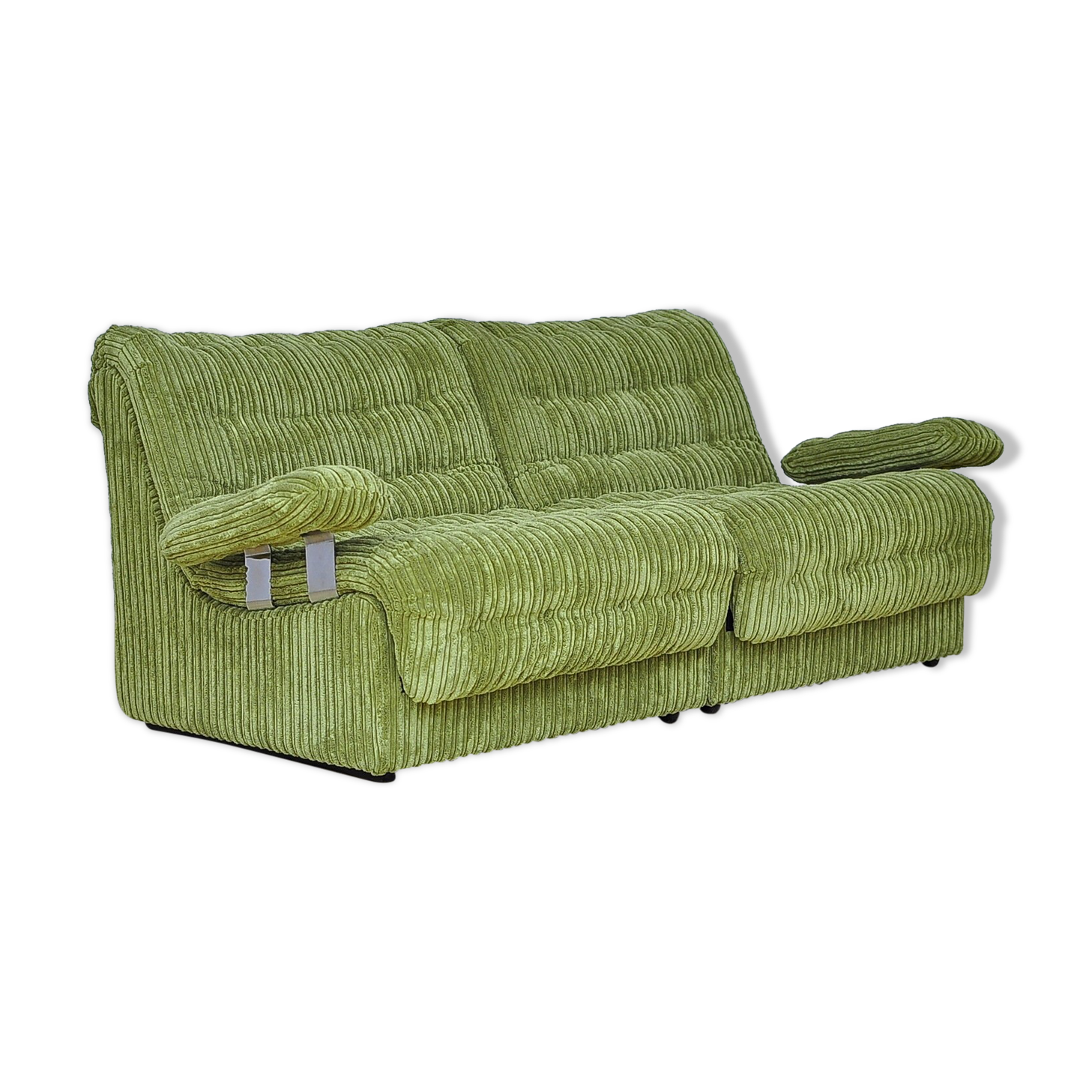 Mid-century two-seater modular sofa from the 1970s.