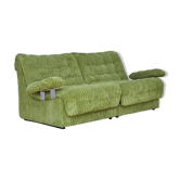 Mid-century two-seater modular sofa from the 1970s.