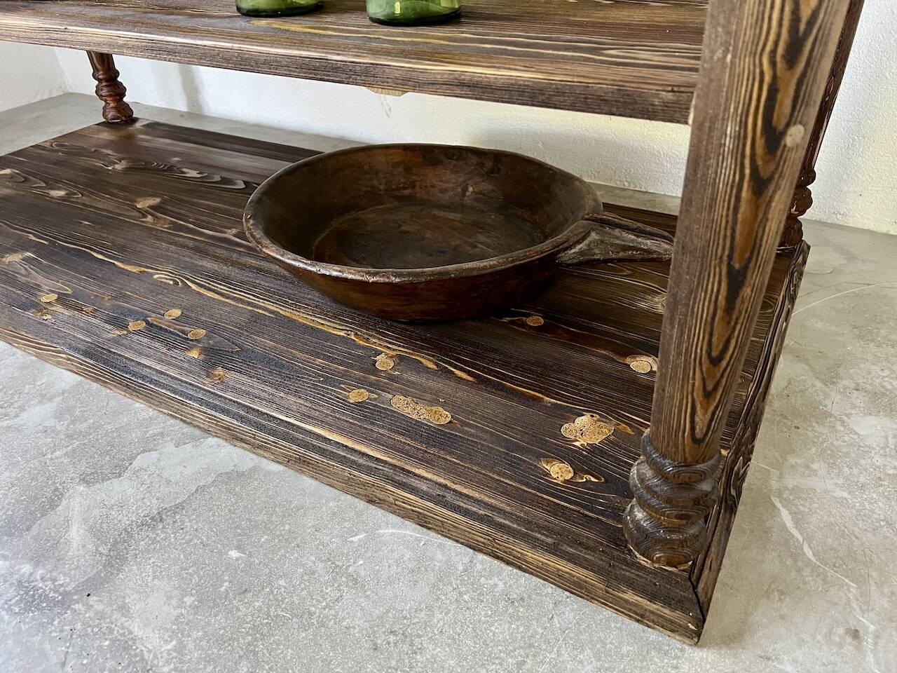 Table - 50s drapery console