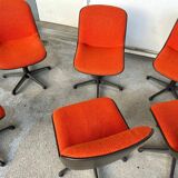 Series Of Six Comforto Edition Chairs Around 1970