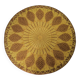 Vintage round rug from the 70s in Desso style.