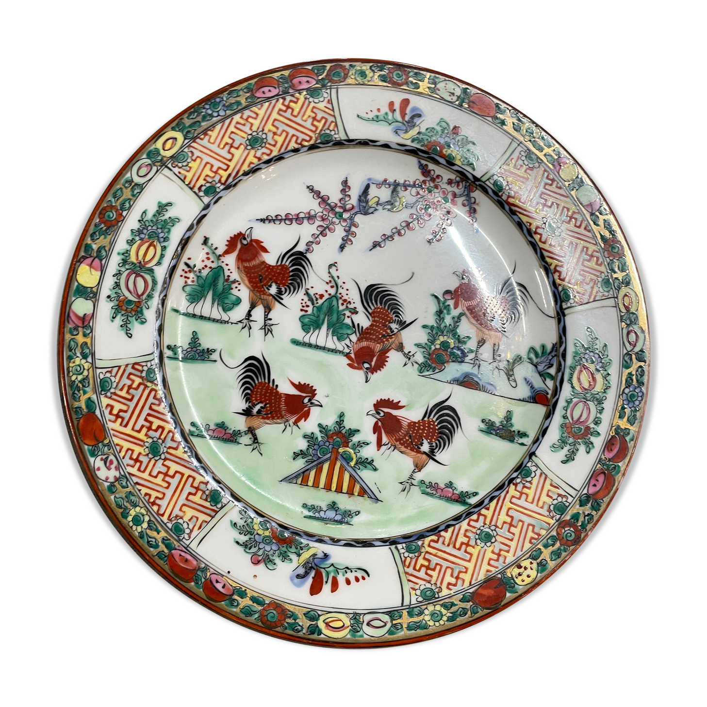 Plate Imari decoration COQ