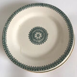 Old flat plates Creil Montereau