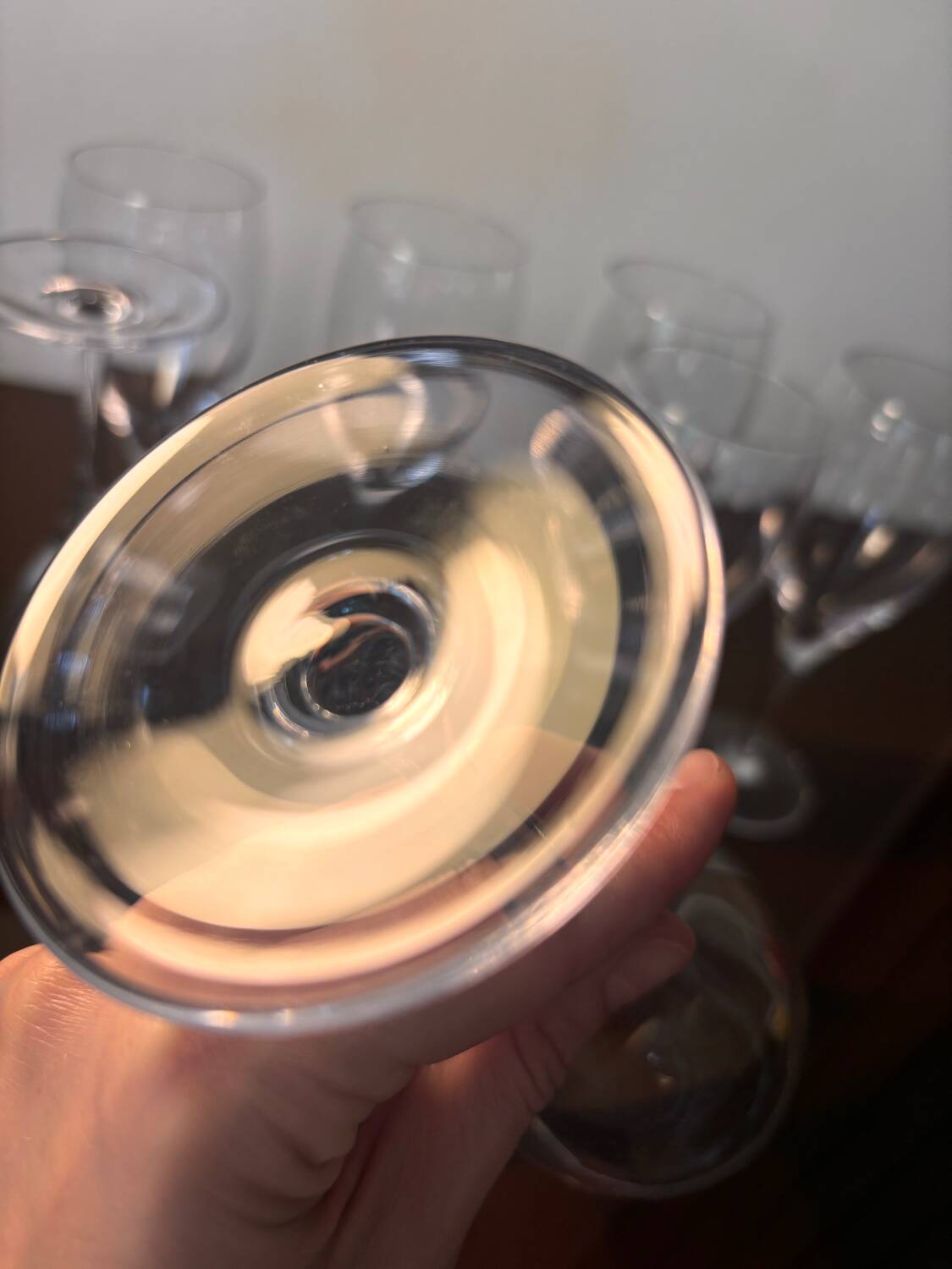 7 p. Bayel champagne glasses/wine glasses
