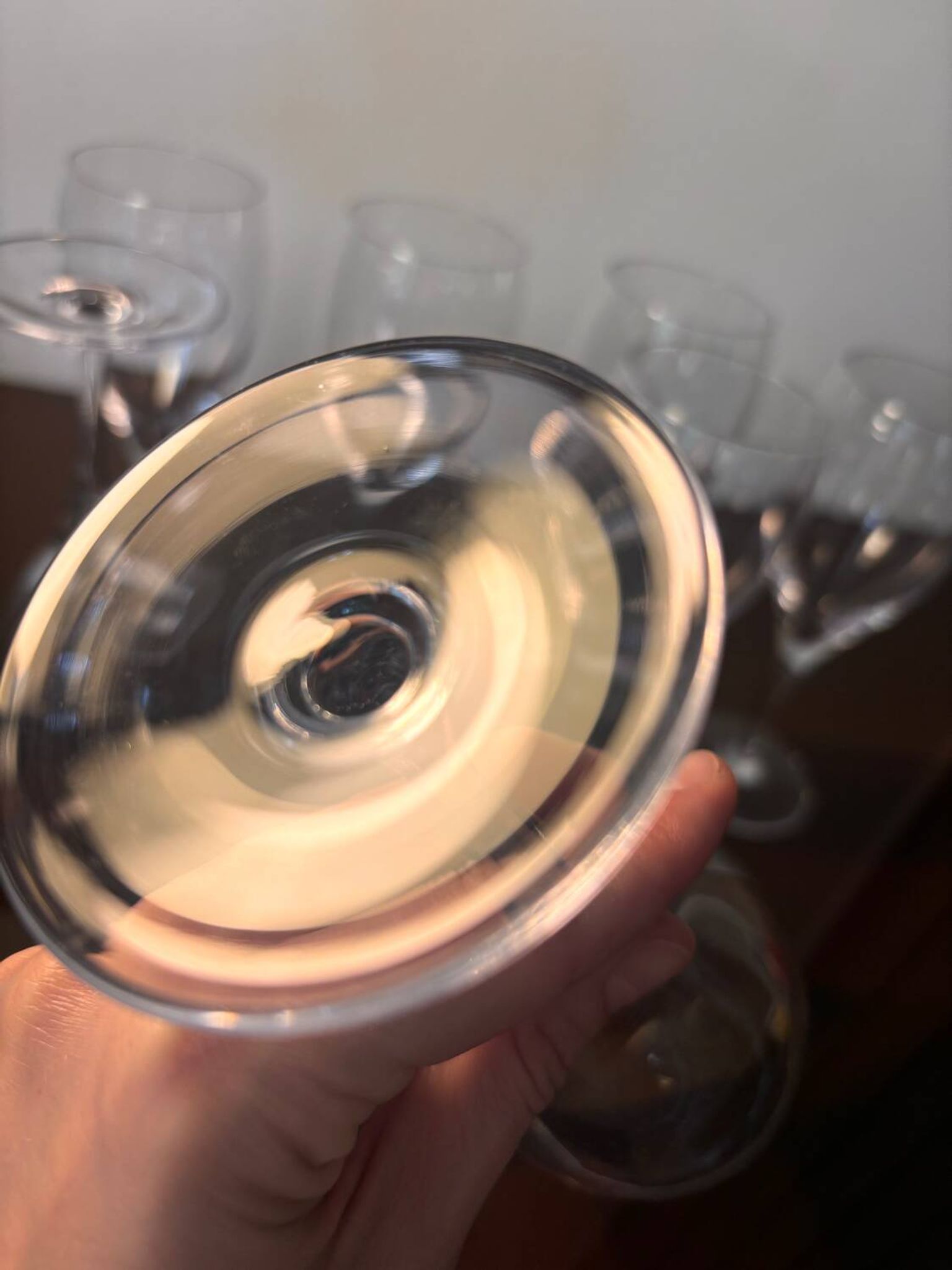 7 p. Bayel champagne glasses/wine glasses