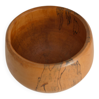 Mid-century Modern Hand-carved Wood Bowl, James Eriksson, Tasserud Sweden 1970s