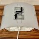 LARGE SCANDINAVIAN DESIGN GLASS WALL LIGHT.