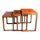 Nesting Tables in Wood by Opal Möbel, 1960s
