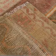 Red Brown Persian Runner Rug, Vintage Handmade Hallway Decor, 72x278cm