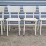 Set of four thonet bistro chairs