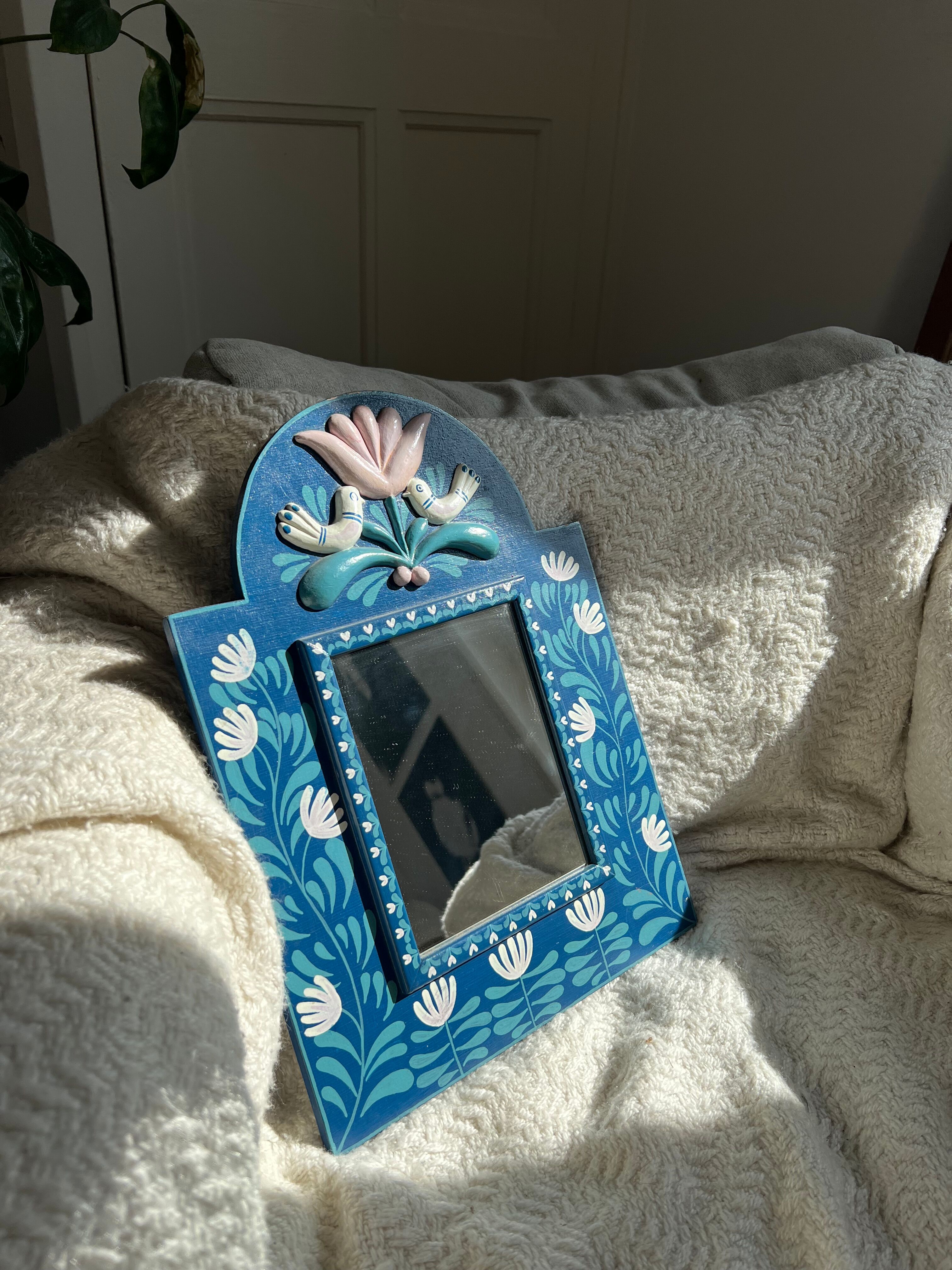 Scandinavian mirror 28x38cm