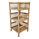 Vintage bamboo rack etagere