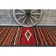Vintage Turkish Oushak Handmade Wool Cotton Orange Runner Rug 84x262