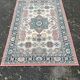 Vintage oriental rug in burgundy red, 133x196cm.