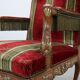 Fauteuil en chêne Louis XIV, France, 19e siècle