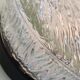 Vintage 60s-70s round ice glass ceiling light