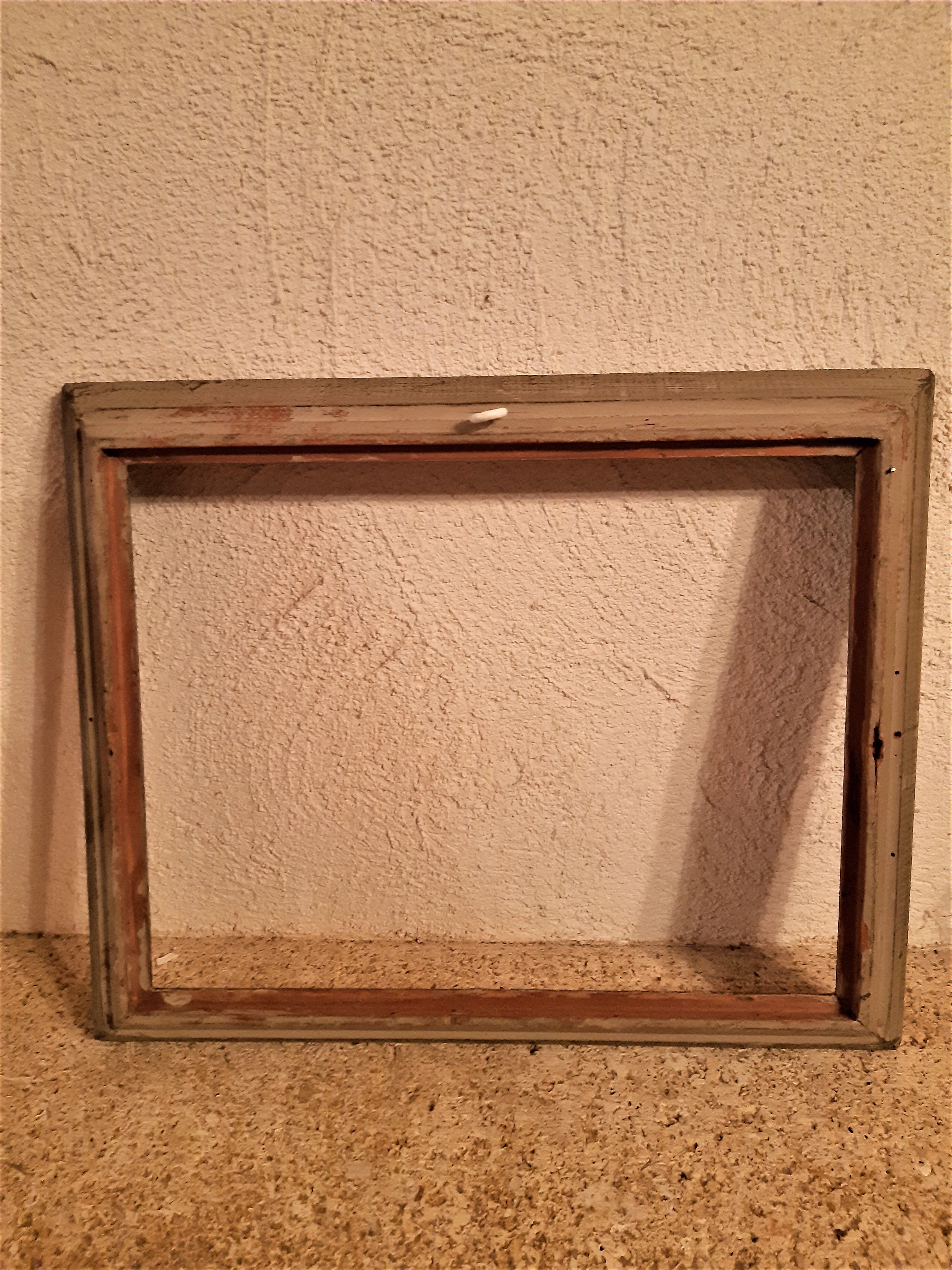 Old gilded wooden frame