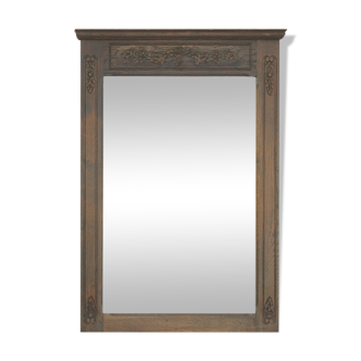 Wooden mirror