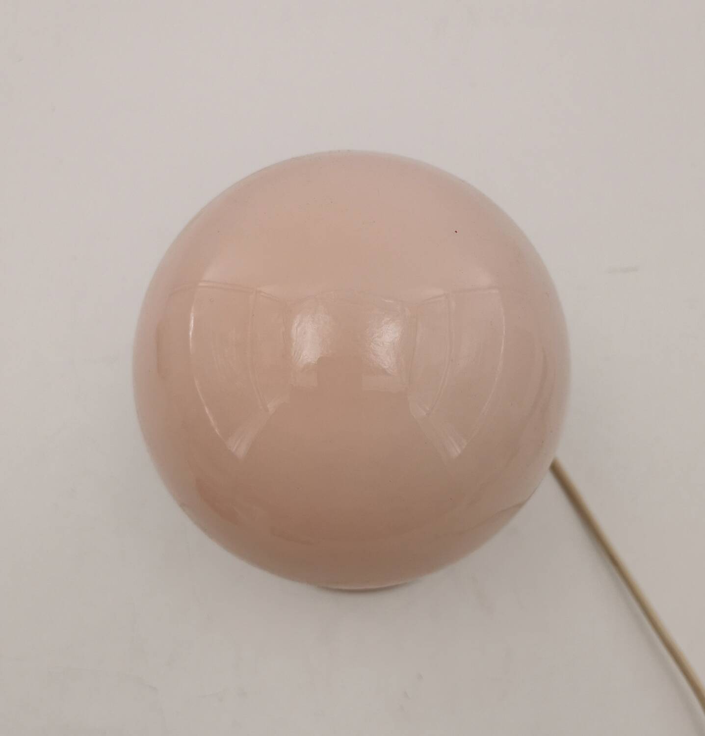 Vintage pink mushroom lamp Murano glass 80's