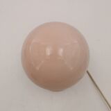 Vintage pink mushroom lamp Murano glass 80's