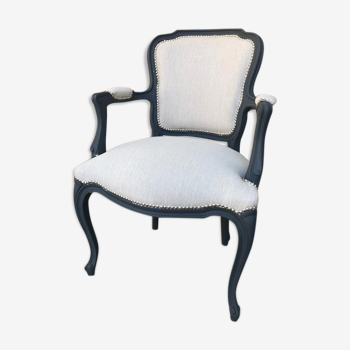 Fauteuil bergère Louis Philippe 1er