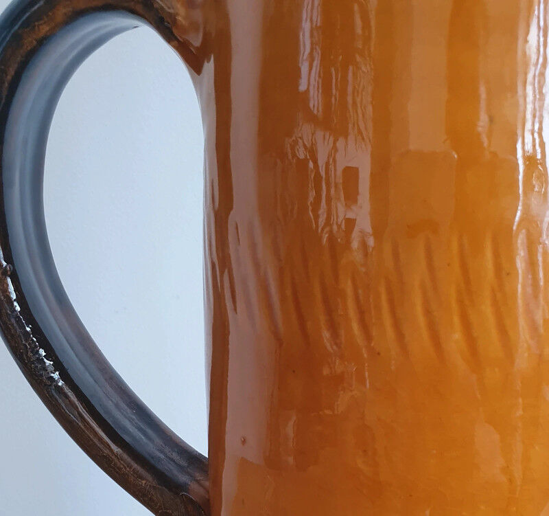Large vintage Vallauris pitcher vase
