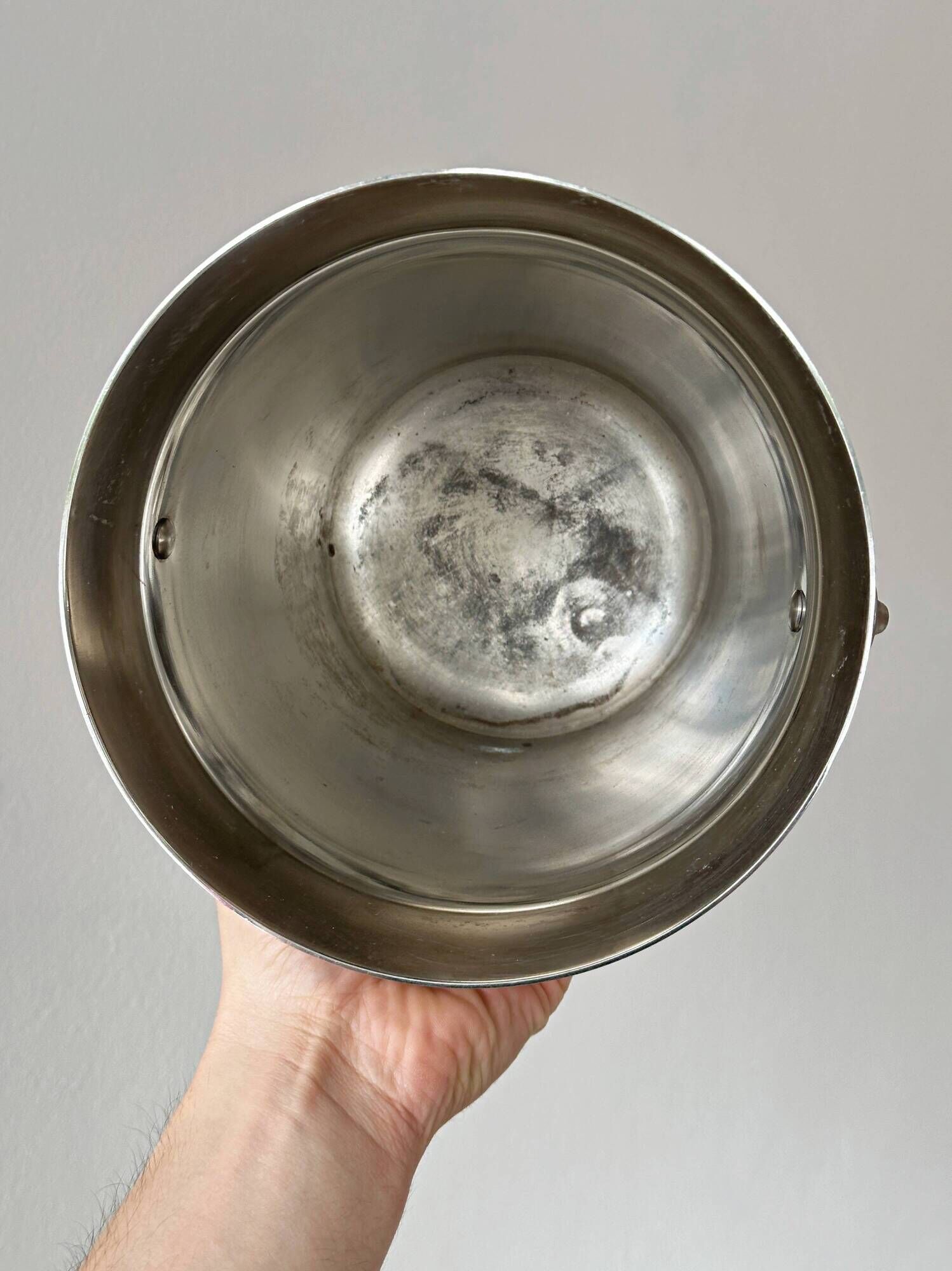 Vintage silver champagne bucket